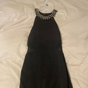Studded collar dress